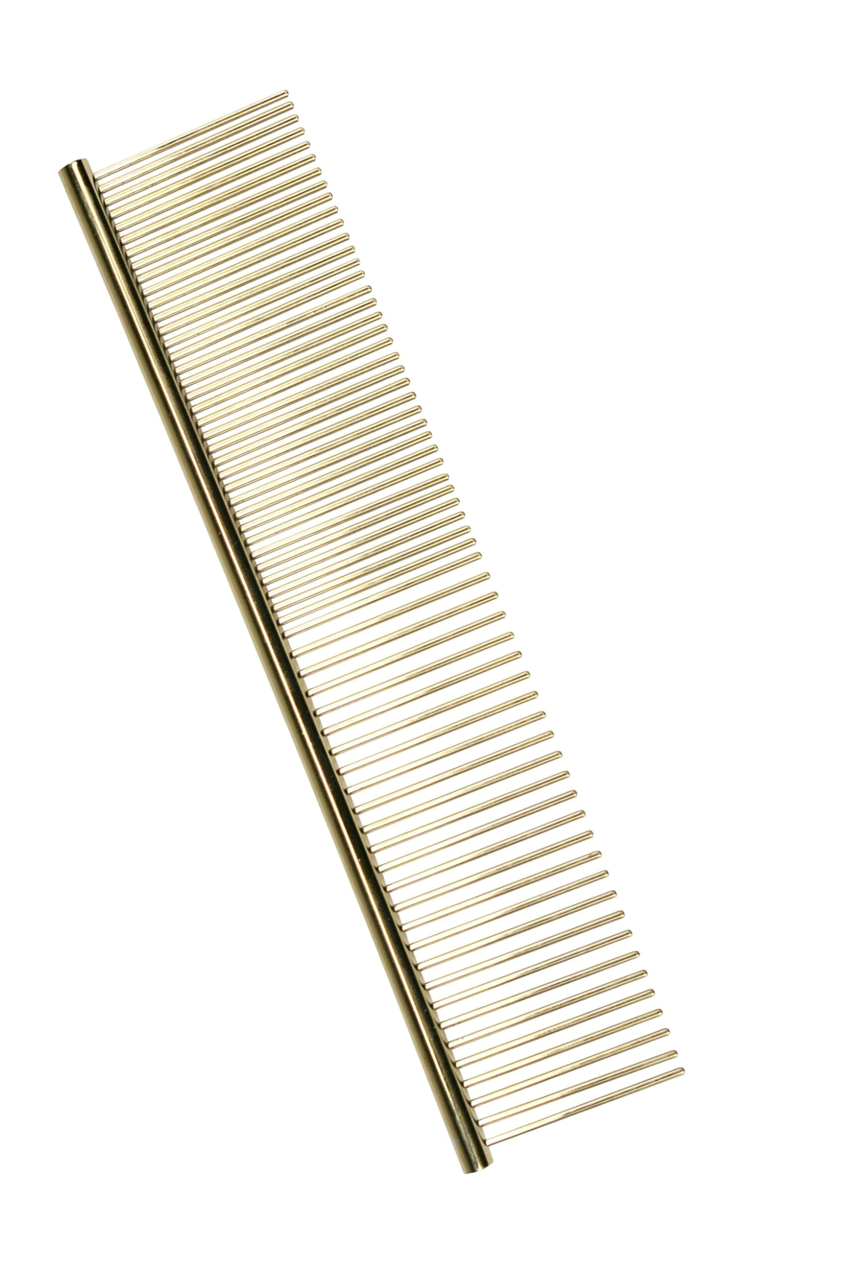 BaByliss Pro Pet Cat and Dog Comb - Rose Gold/Black - 6" Inches  