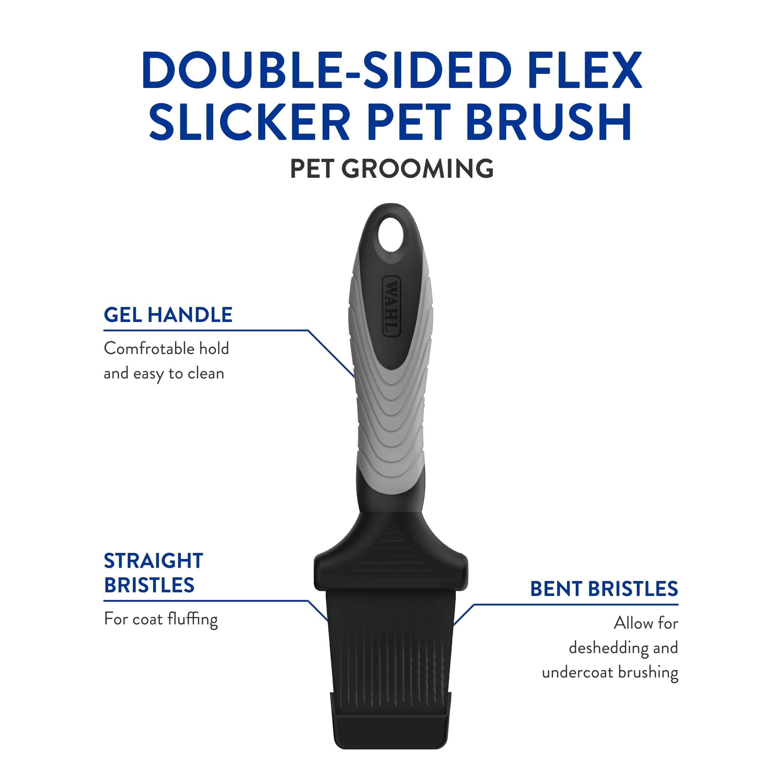 BaByliss Pro Pet Cat and Dog Flexible Slicker Brush - Medium  