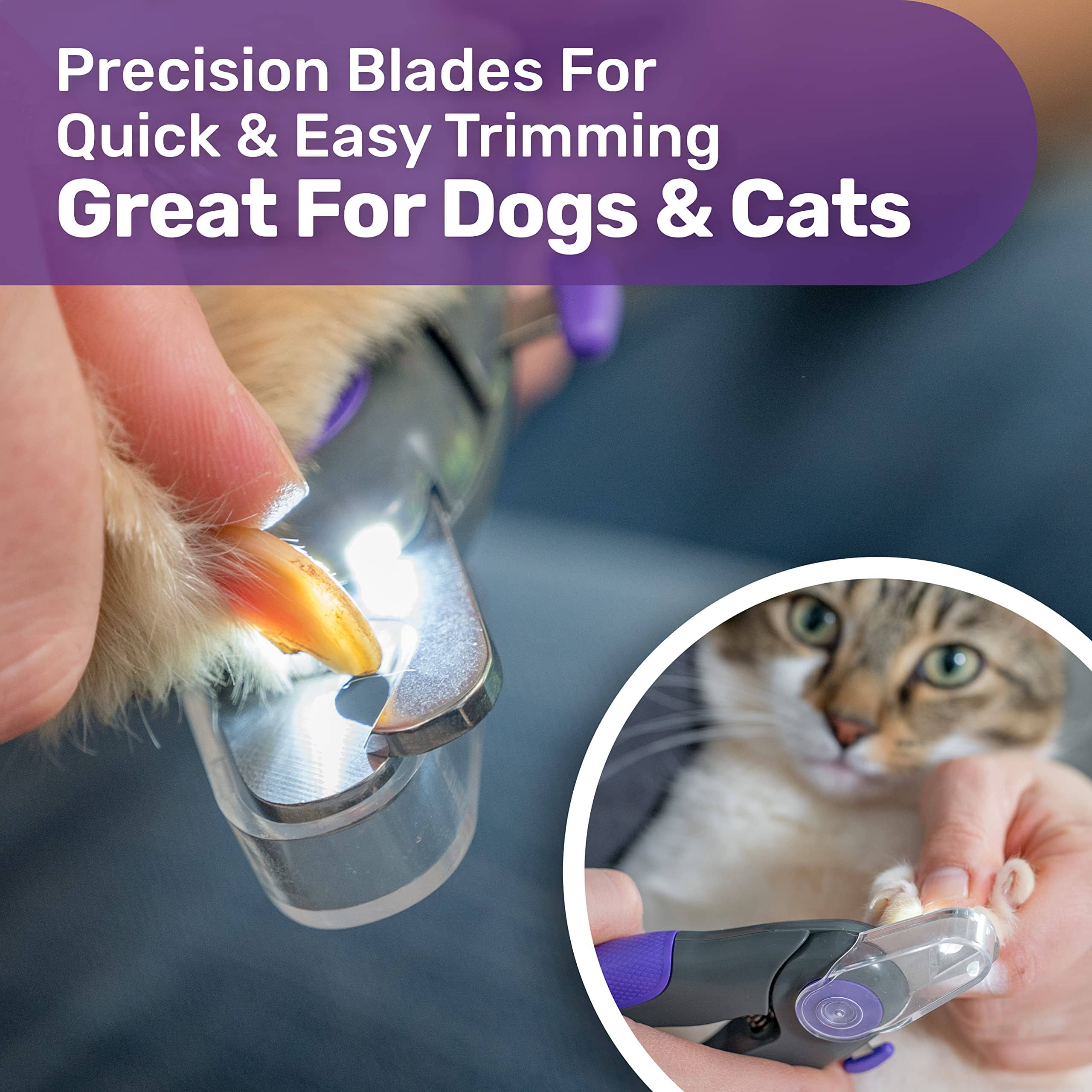 BaByliss Pro Pet LED Lighting Nail Clipper for Dogs and Cats - Large  