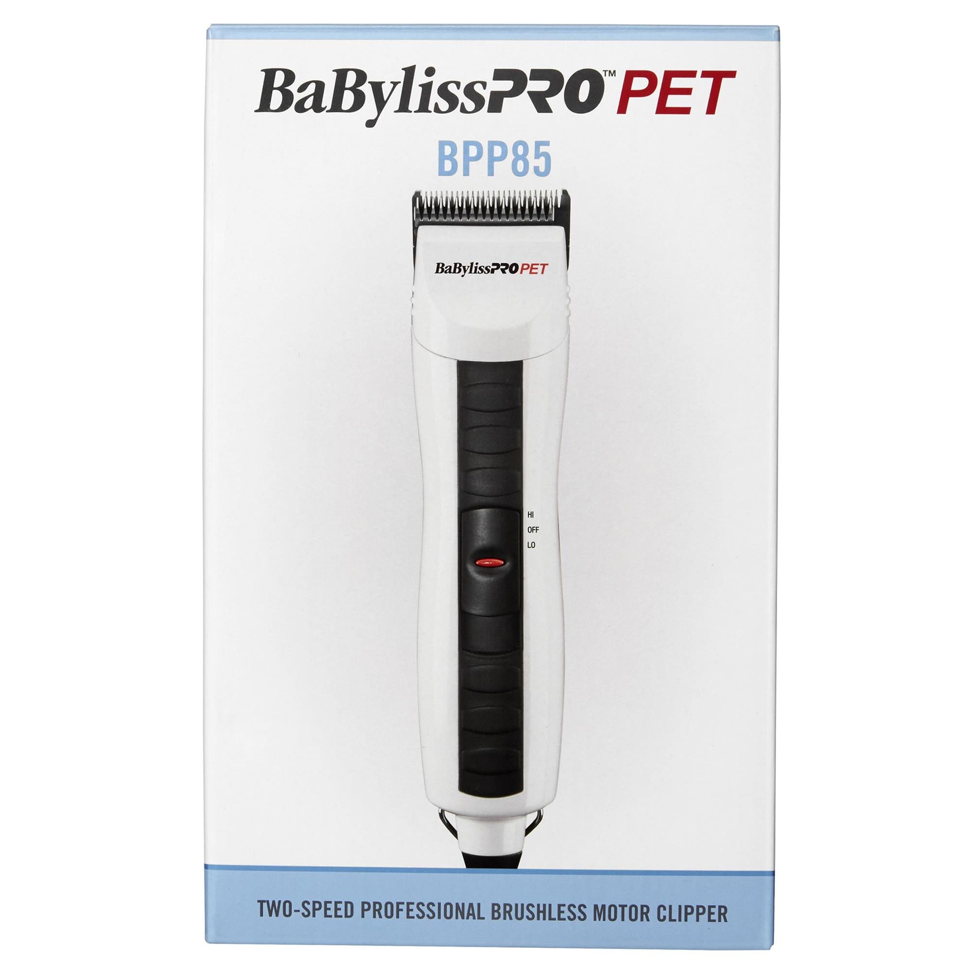 BaByliss Pro Pet Professional 2-Speed Brushless Cat and Dog Hair Clipper  