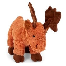 Bark Box Monty the Moose Squeak and Plush Dog Toy - Brown - Small/Medium Default Title
