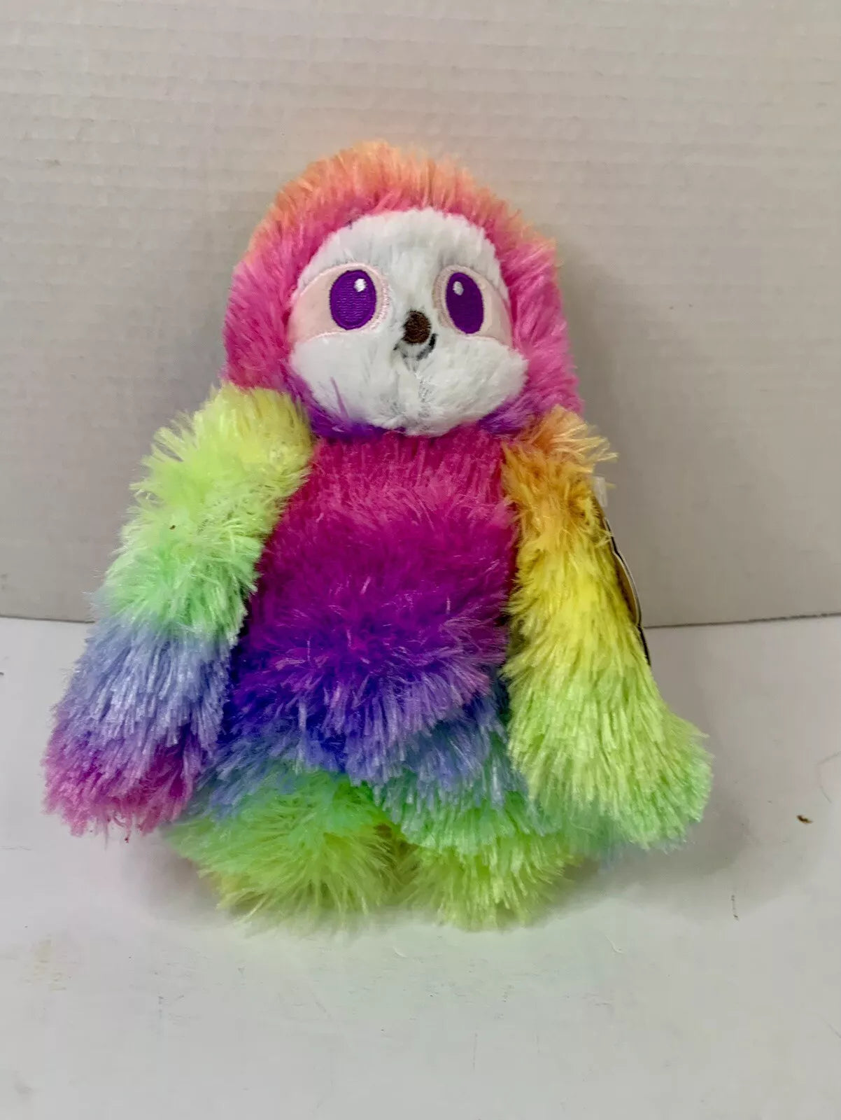 Barkbox Sloth Bark Box Peace and Fluffy Hairy Garcia Sloth Squeak and Plush Dog Toy ...