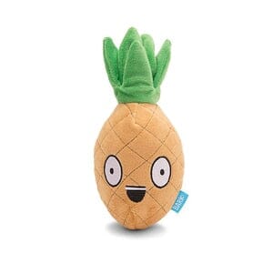 Bark Box Penny The Pineapple Spikey Ball Squeak and Plush Dog Toy - Yellow/Green Default Title