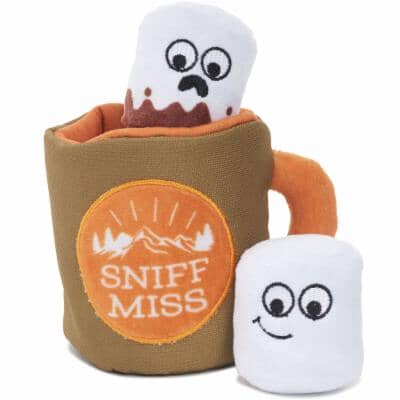Bark Box Sniff Miss Cocoa Mug 3-Piece Squeak and Plush Dog Toy - XS/Small Default Title