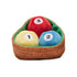 Bark Box Willard's Billiard's Crinkle Squeak and Plush Dog Toy  