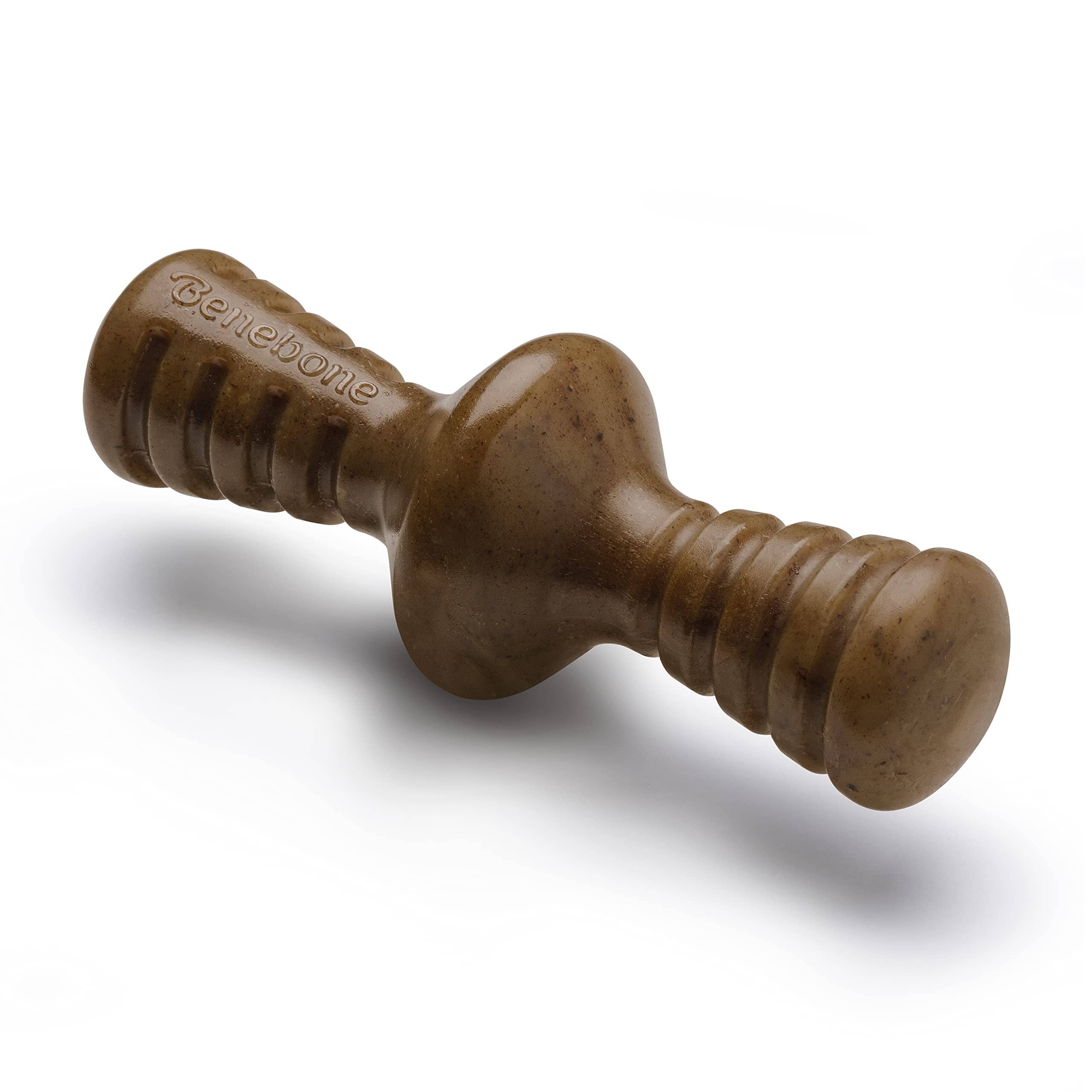 Benebone Made in USA Real Bacon Flavored Zaggler and Maplewood Stick Dog Chew Toy - Medium - 2 Pack