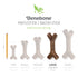Benebone Made in USA Real Bacon Flavored Zaggler and Maplewood Stick Dog Chew Toy - Medium - 2 Pack