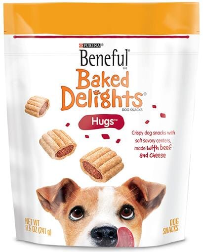 Beneful Baked Delights Hugs With Real Beef & Cheese Dog Treats  