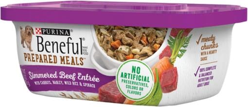 Beneful Prepared Meals Simmered Beef Wet Dog Food  