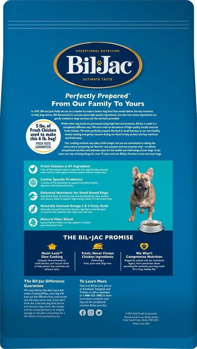 Bil-Jac Chicken and Oatmeal Senior Dry Dog Food - 6 Lbs  
