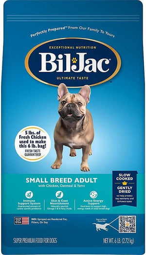 Bil-Jac Chicken and Oatmeal Senior Dry Dog Food - 6 Lbs