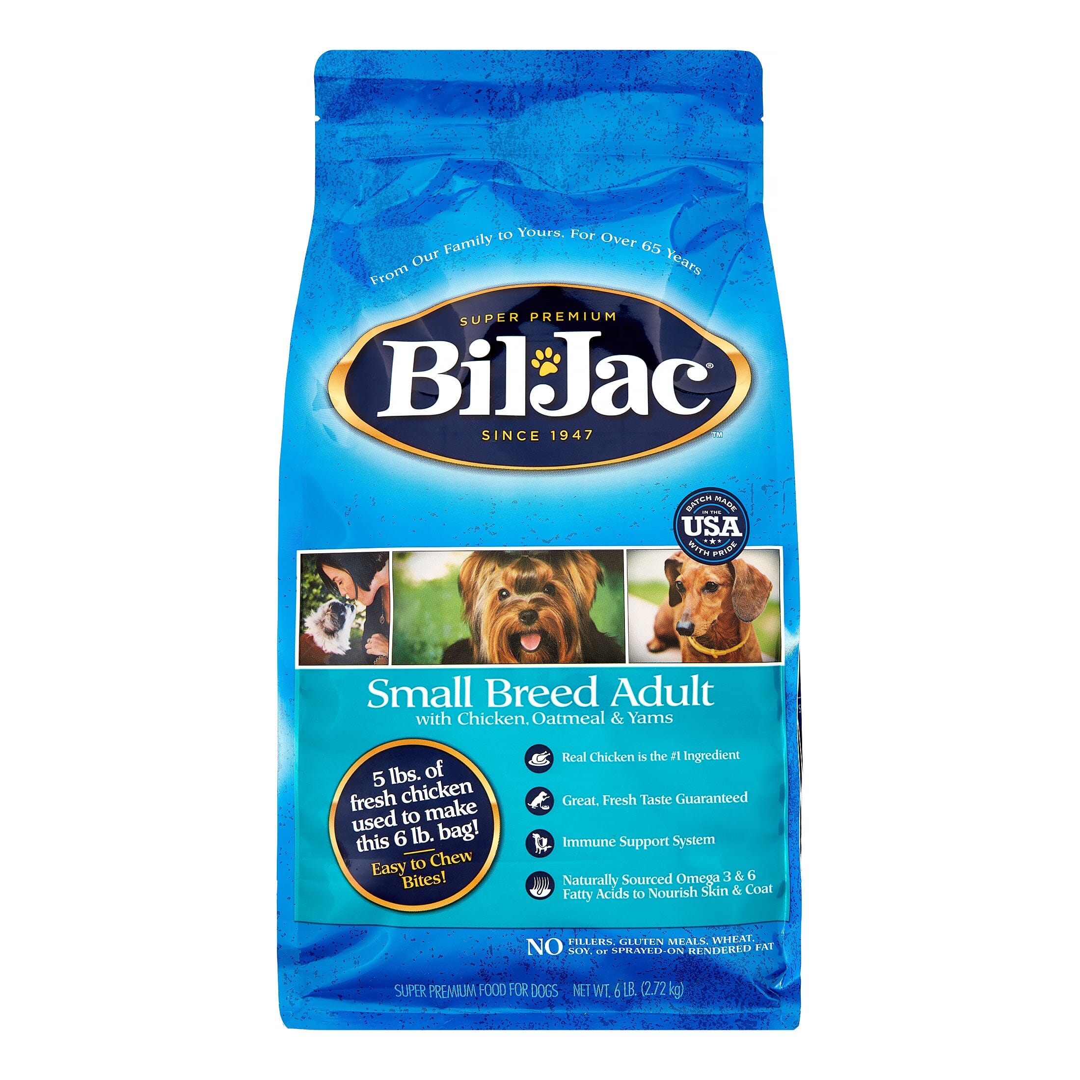 Bil-Jac Small Breed Adult Dry Dog Food - Chicken - 6 Lbs