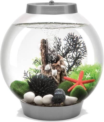 Biorb Classic 15 Aquarium with MCR Lighting - Silver - 4 Gallons  