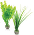 biOrb Easy Plant Set Plastic Aquarium Plant - Green - Small - 2 Pack  