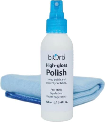 biOrb Polish & Cloth for Cleaning Acrylic Aquatics Cleaning Supplies - 3.4 Oz - 100 Ml  