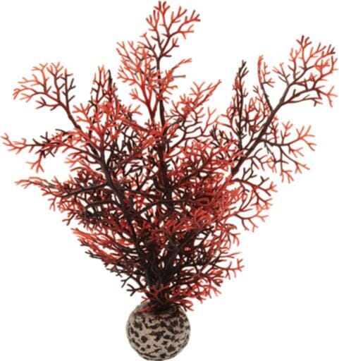 Biorb Sea Fan Aquarium Ornament - Crimson - Small  