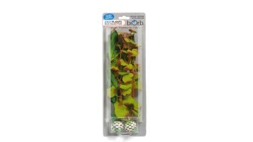 Biorb Silk Plant Aquarium Decoration Ornament - Green/Red - Small - 2 Count  