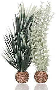 Biorb Thistle Thorn Plant Aquarium Ornaments - Gray/Green - Small - 2 Count  