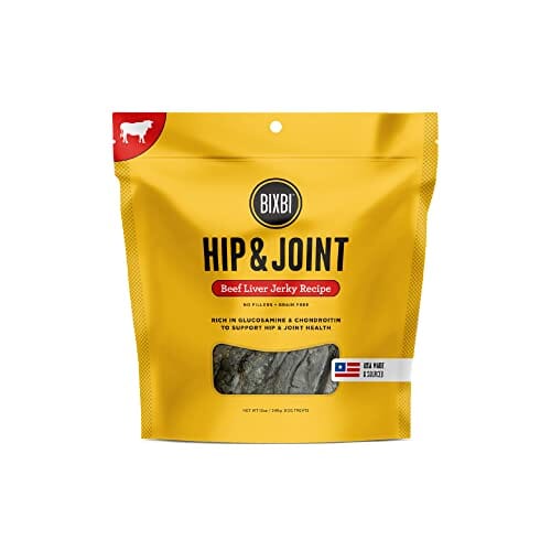 Bixbi Hip and Joint Beef Liver Jerky Dog Treats - 12 Oz  