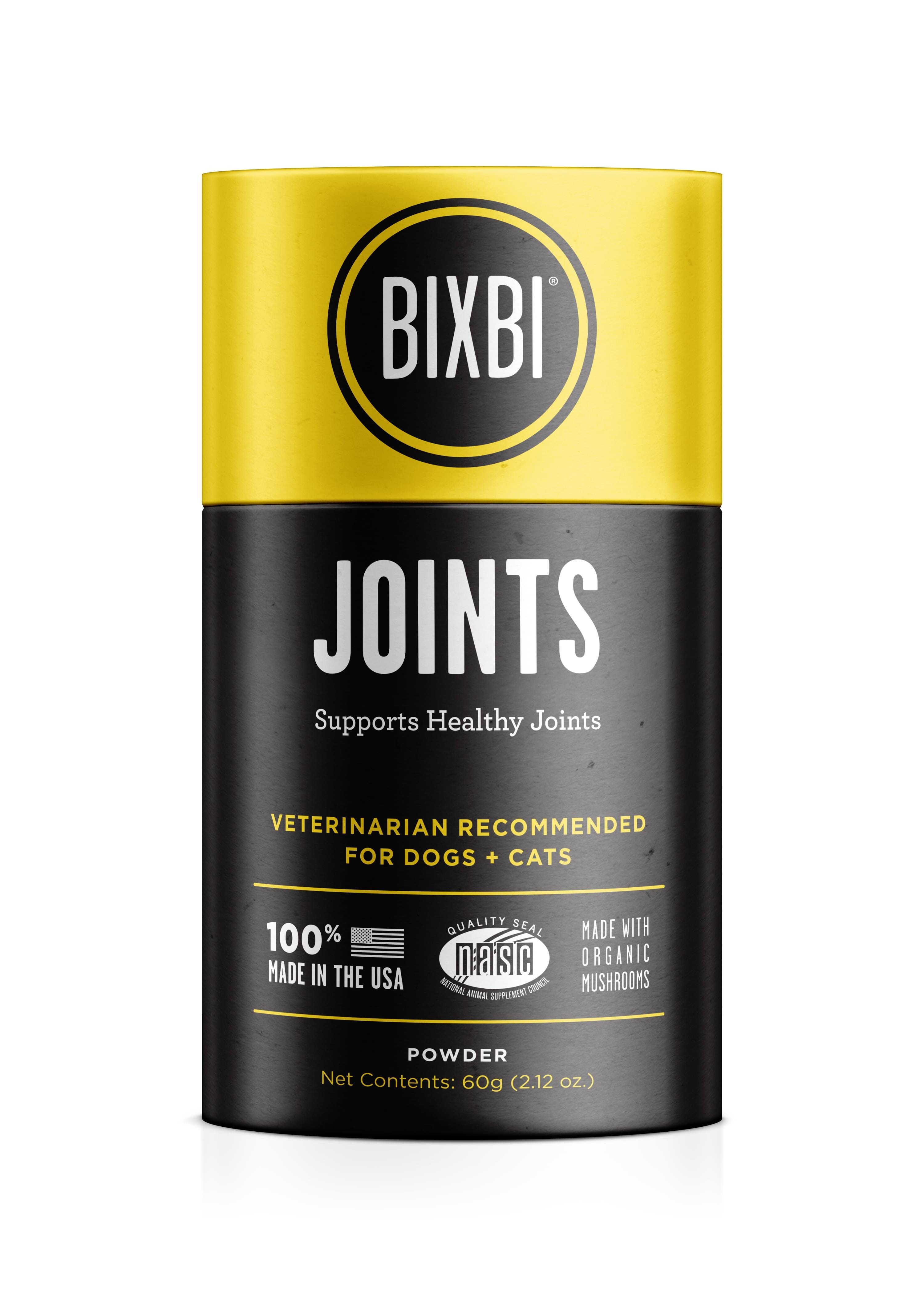 Bixbi Hip and Joint Powder Mushroom Supplements - 60G  