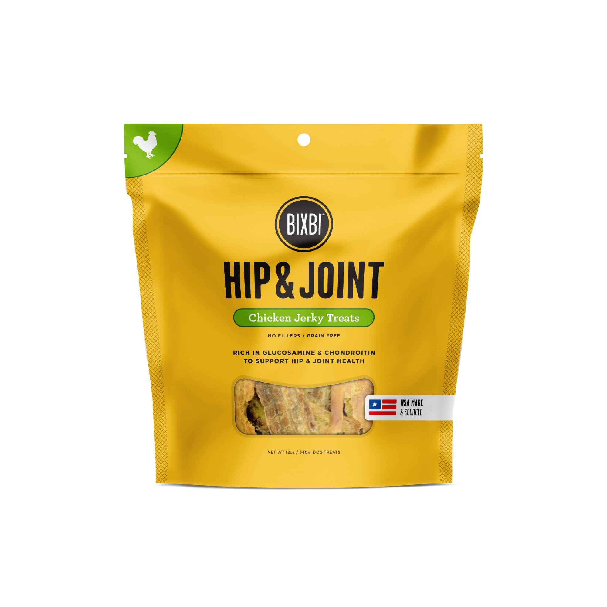 Bixbi Hip & Joint Chicken Breast Jerky Dog Treats  