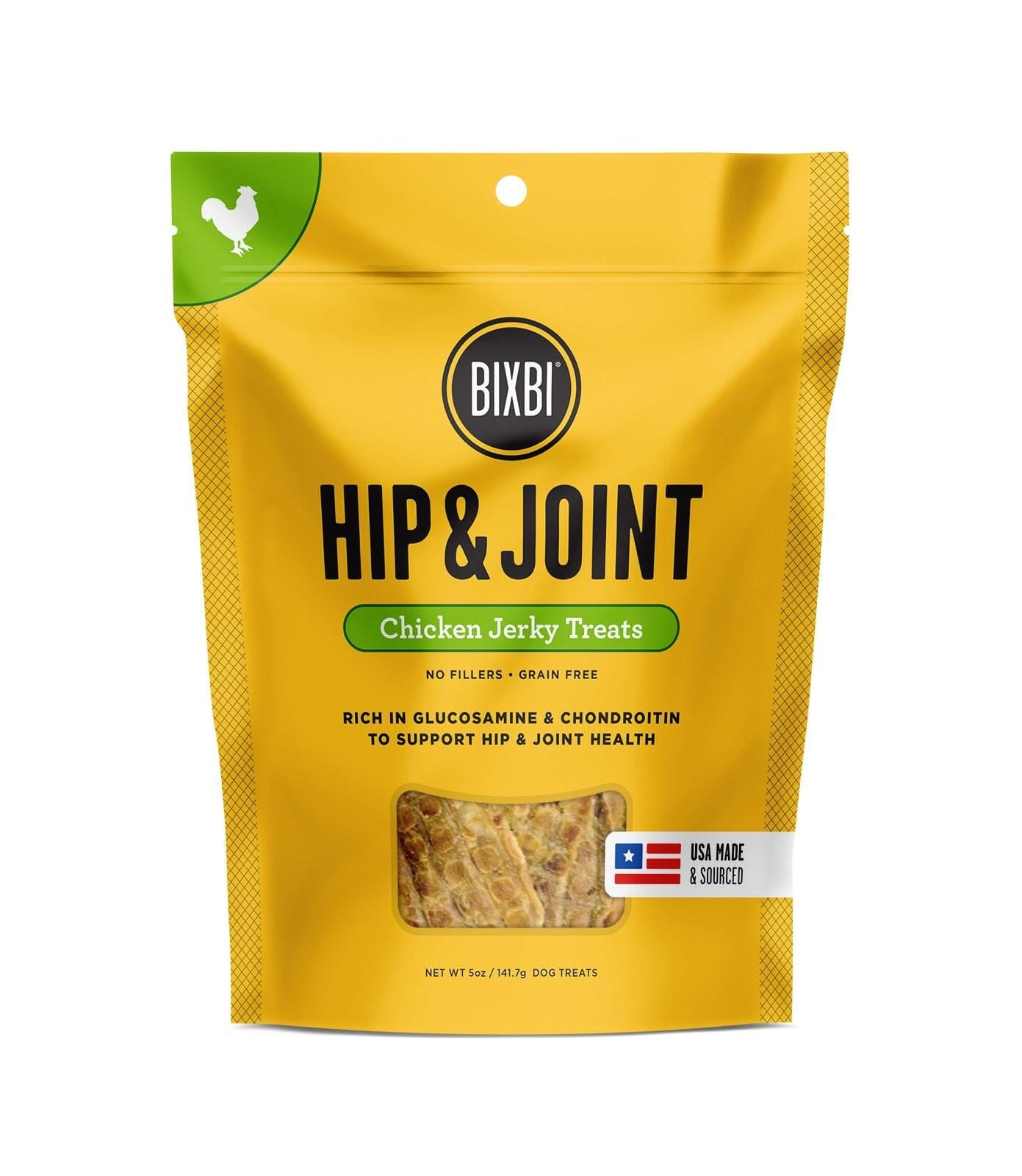 Bixbi Hip & Joint Chicken Breast Jerky Dog Treats  