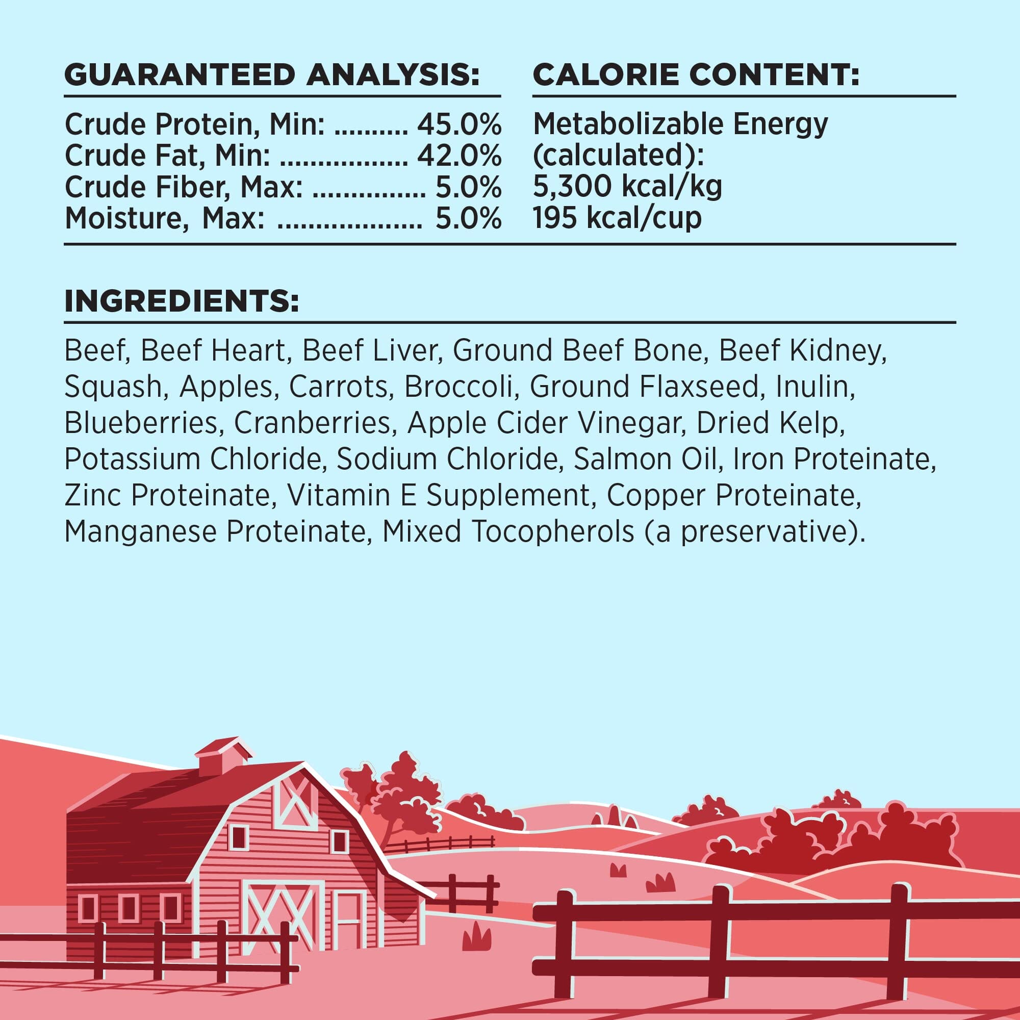 Bixbi Liberty Beef Recipe Freeze-Dried Dog Food - 20 Oz  