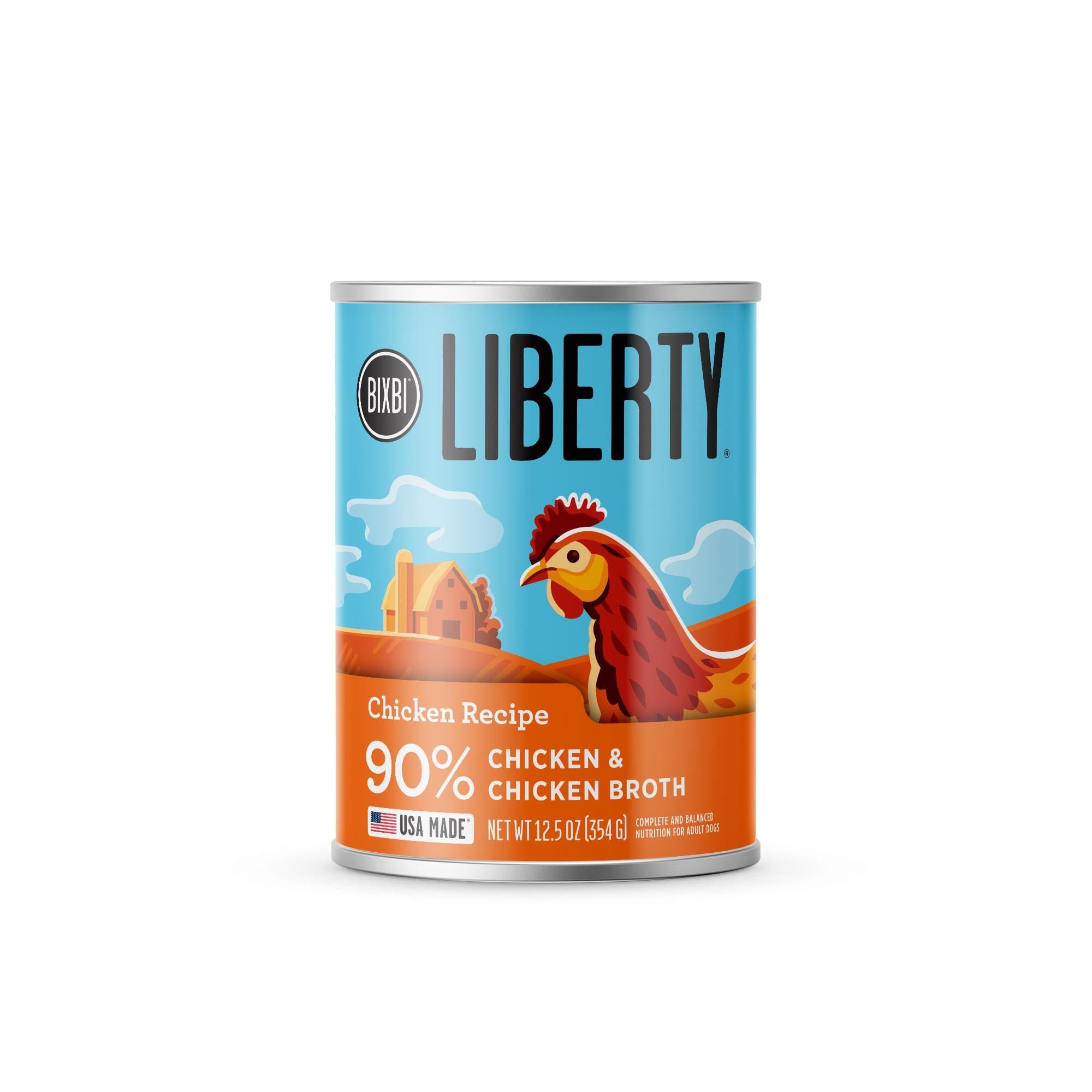 Bixbi Liberty Chicken Recipe Canned Dog Food - 12.5 Oz - Case of 12  