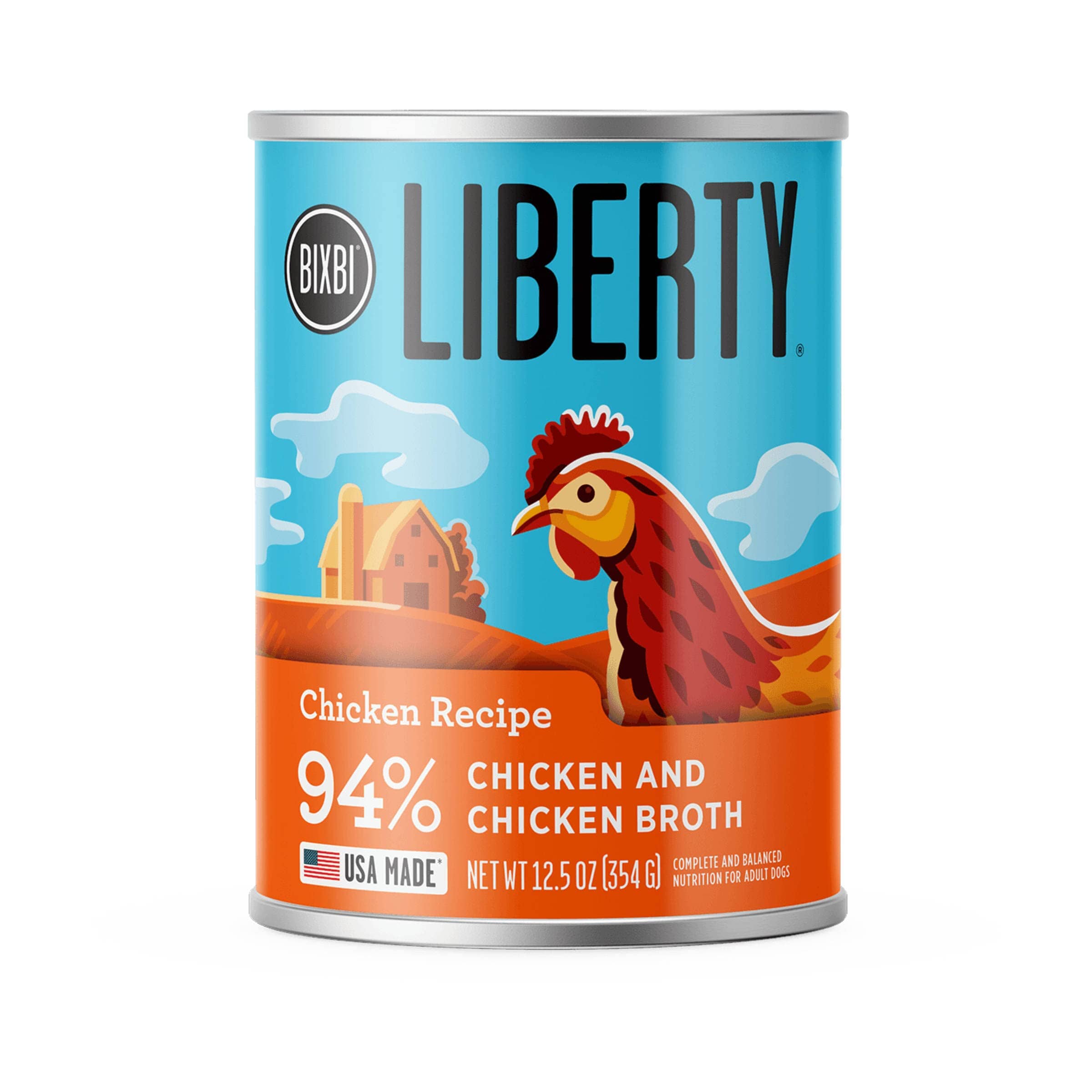 Bixbi Liberty Chicken Recipe Canned Dog Food - 12.5 Oz - Case of 12  