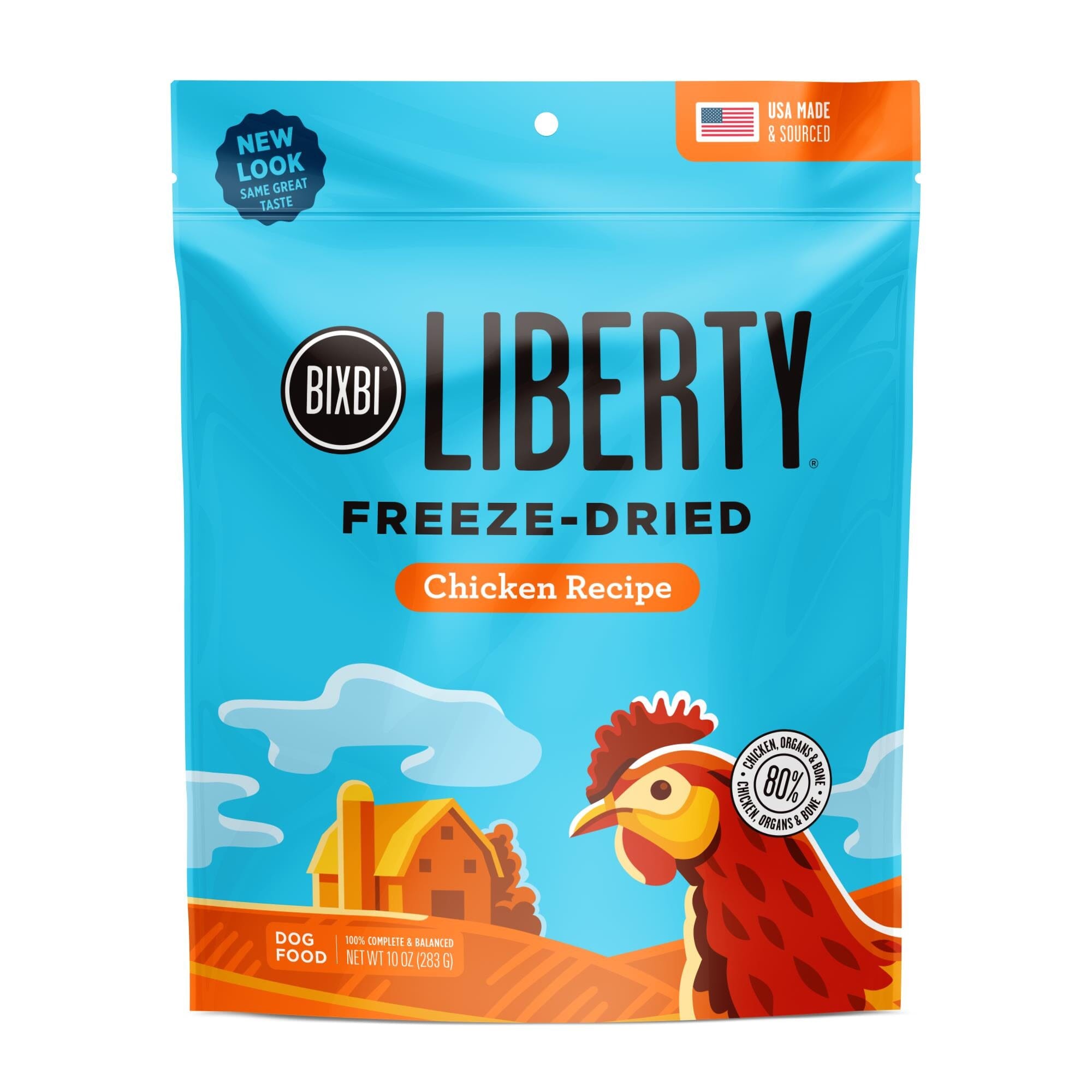 Bixbi Liberty Chicken Recipe Freeze-Dried Dog Food - 10 Oz  