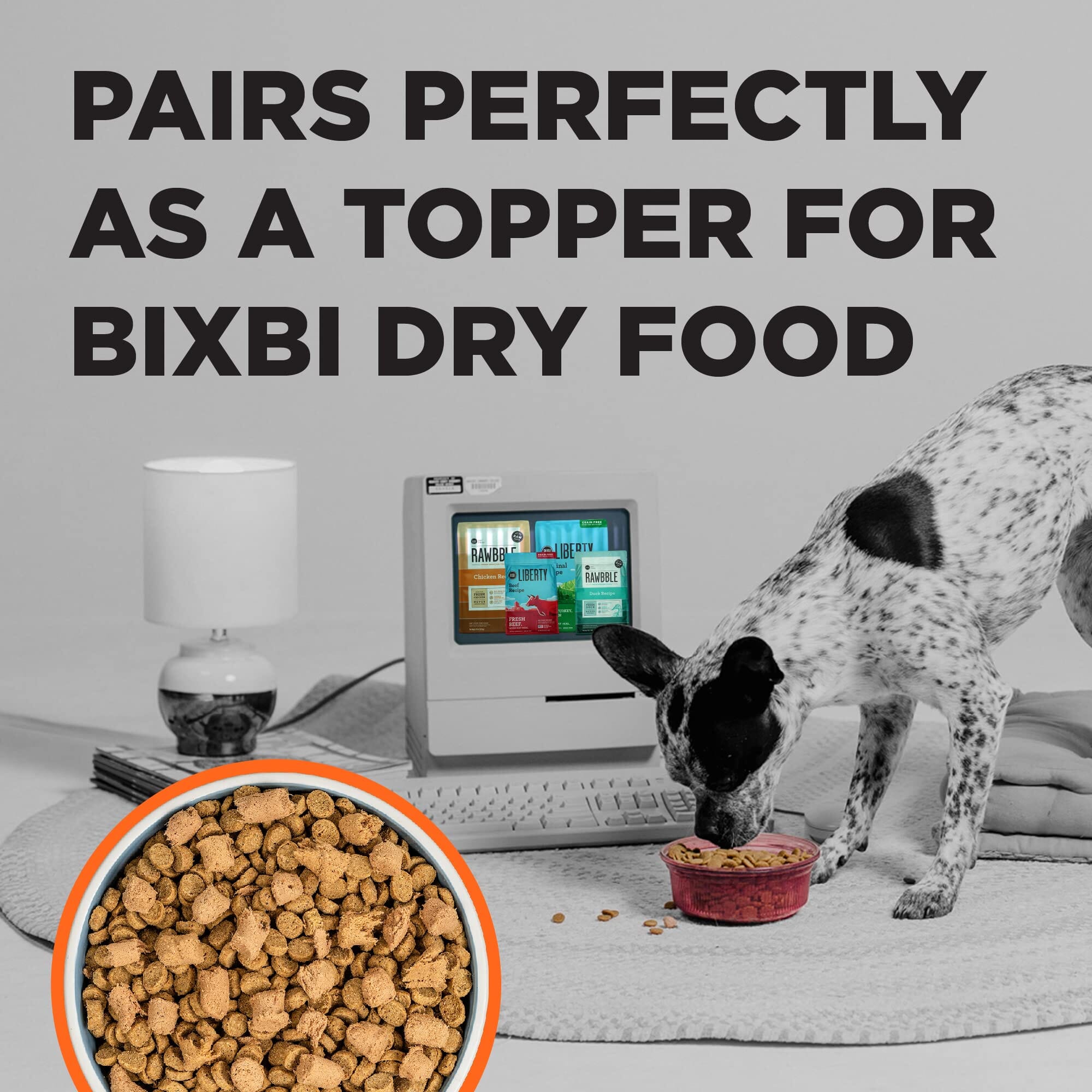 Bixbi Liberty Chicken Recipe Freeze-Dried Dog Food Toppers - 4.5 Oz  