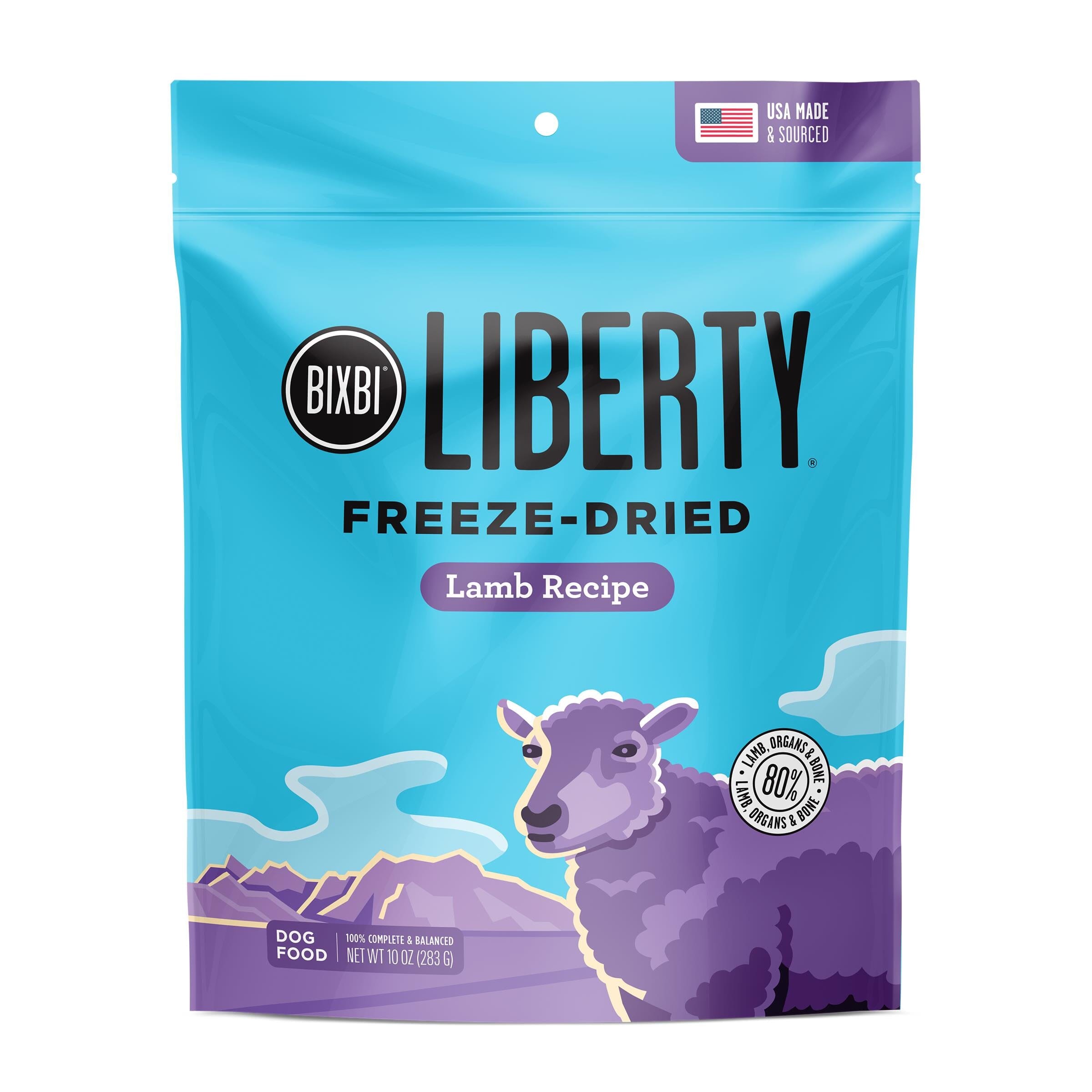 Bixbi Liberty Lamb Recipe Freeze-Dried Dog Food - 10 Oz  