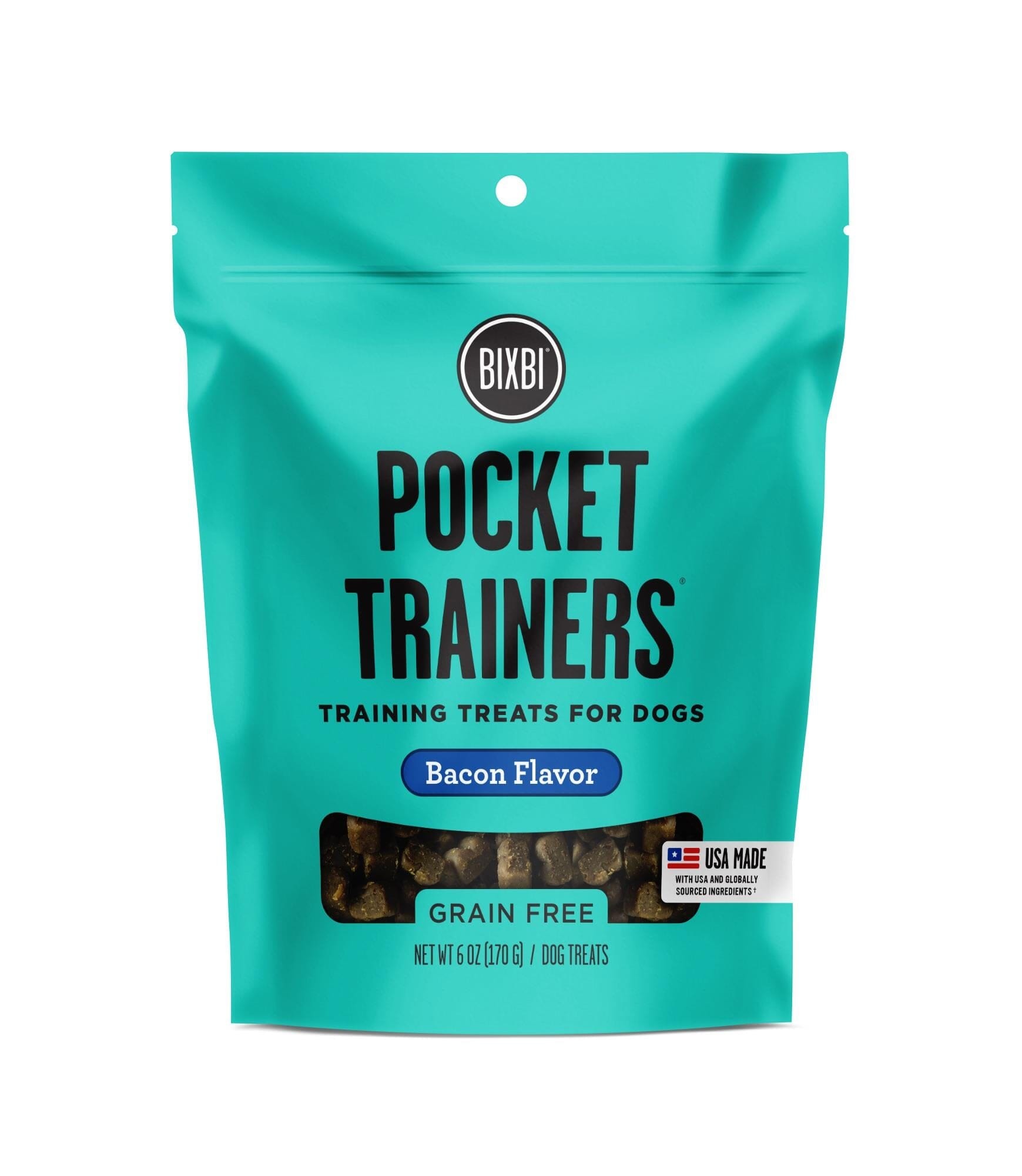 Bixbi Pocket Trainers Bacon Soft and Chewy Training Dog Treats - 6 Oz  