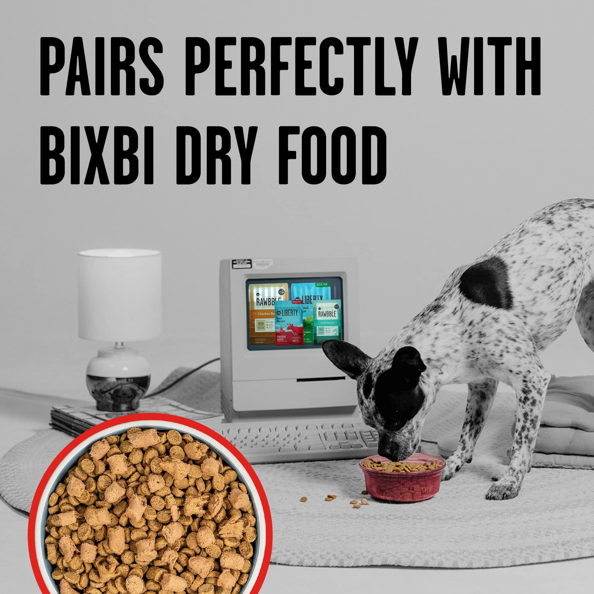 Bixbi Rawbble Beef Freeze-Dried Dog Food - 12 Oz  