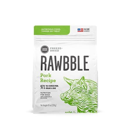 Bixbi Rawbble Pork Freeze-Dried Dog Food - 4.5 Oz  