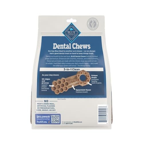 Blue Buffalo 3-in-1 Clean Chicken and Spearmint Dental Dog Chews