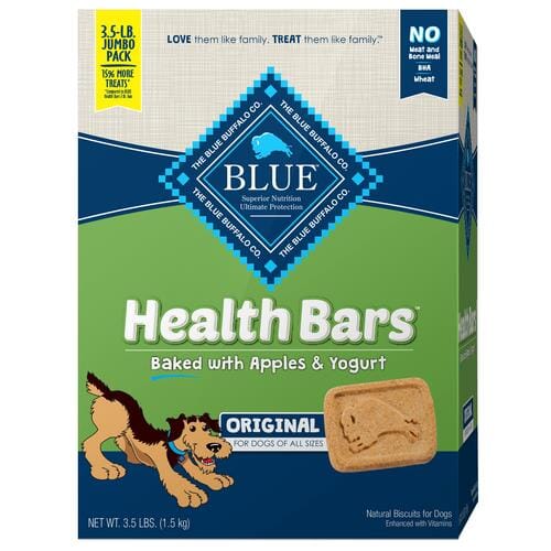 Blue Buffalo Apple Yogurt Health Bars Soft and Chewy Dog Treats - 56 Oz
