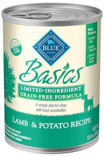 Blue Buffalo Basics Limited Ingredient Diet Grain Free Adult Lamb & Potato Canned Dog Food  