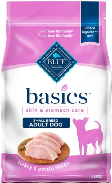 Blue Buffalo Basics Turkey Small-Breed Dry Dog Food - 4 Lbs