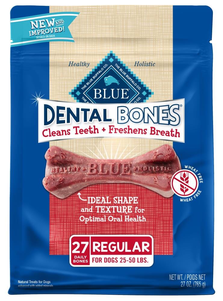 Blue Buffalo Blue All Natural Dental Bones Dog Treats  