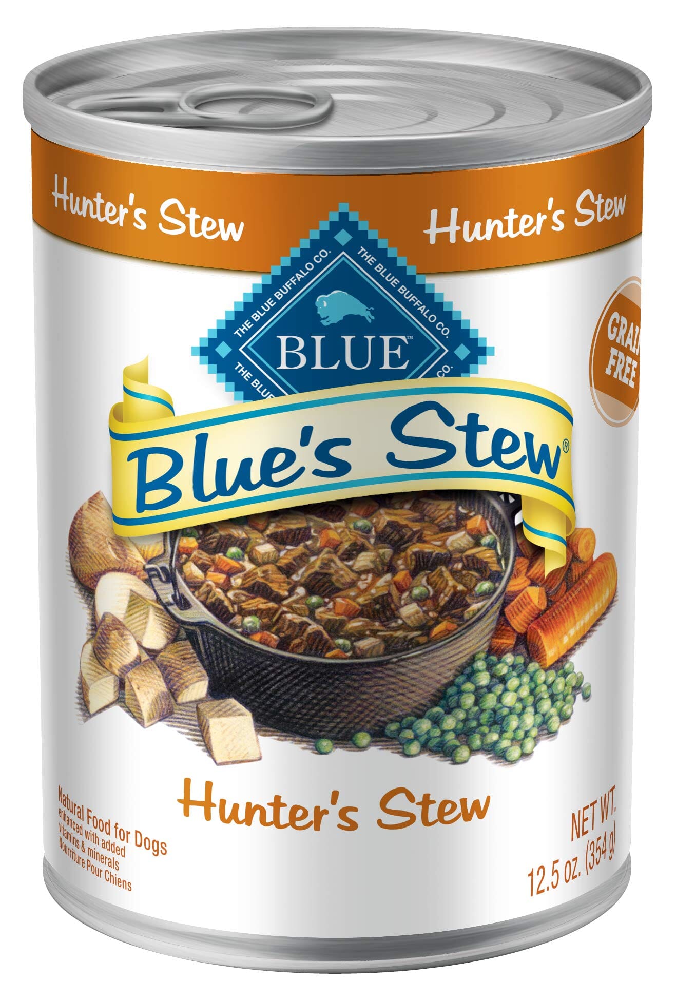 Blue Buffalo Blue's Stew Hunter Canned Dog Food - 12.5 Oz - Case of 12  
