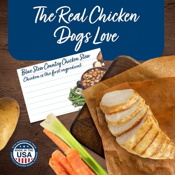 Blue Buffalo Blue's Stew Natural Adult Chicken Stew Canned Dog Food - 12.5 Oz - Case of 12