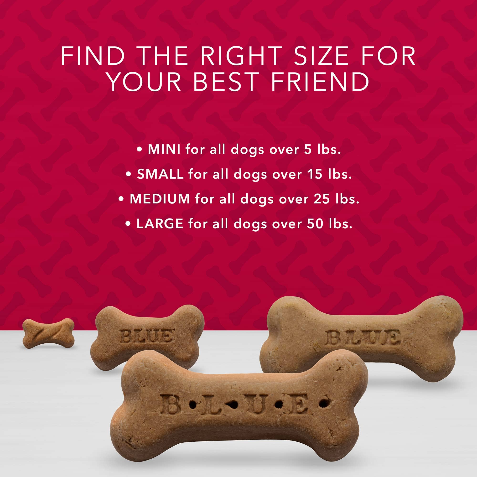 Blue Buffalo Bone Beef Crunchy Dog Biscuits - Large - 16 Oz  