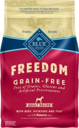 Blue Buffalo Freedom Beef Recipe Adult Dry Dog Food - 4 Lbs  