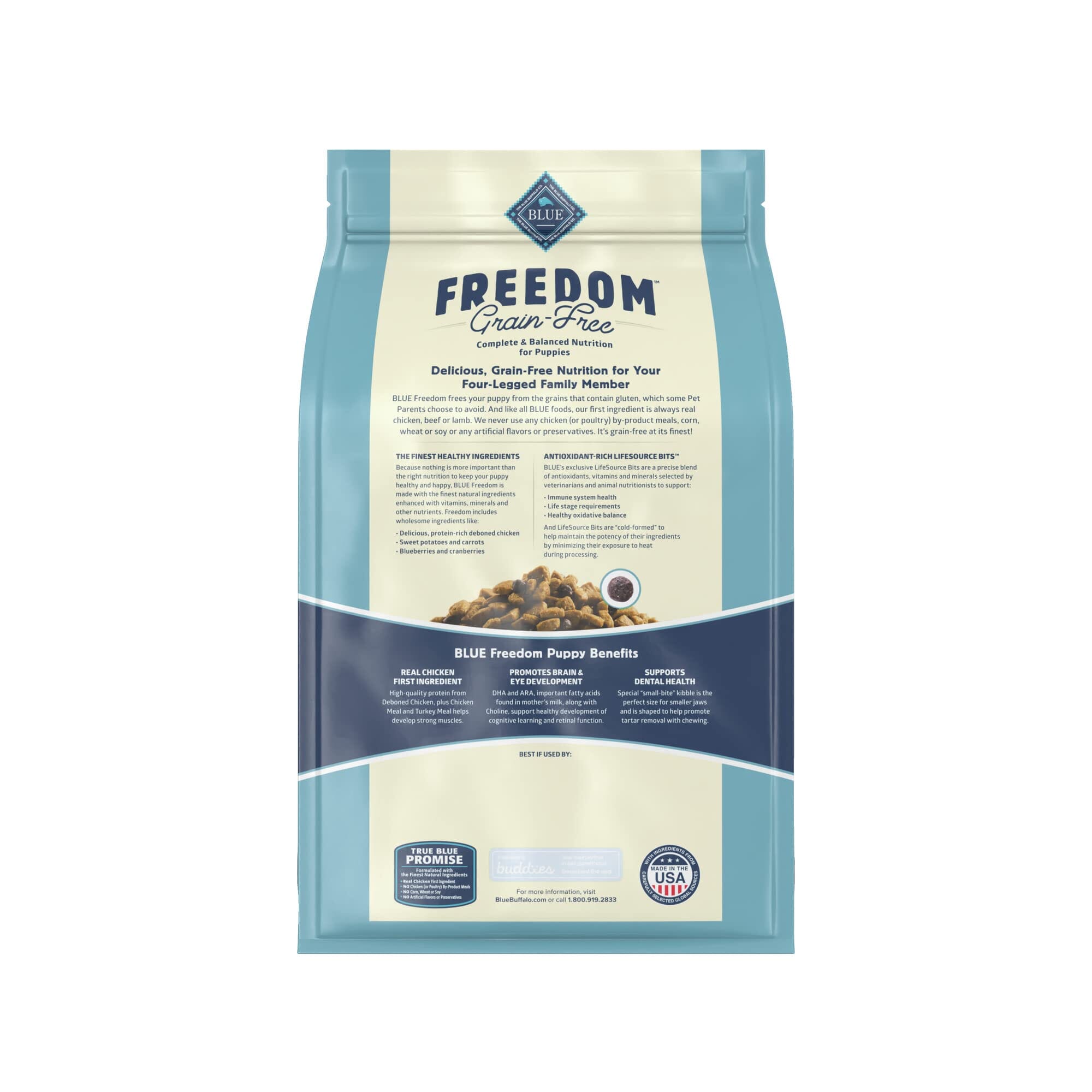 Blue Buffalo Freedom Chicken Puppy Dry Dog Food - 4 Lbs  