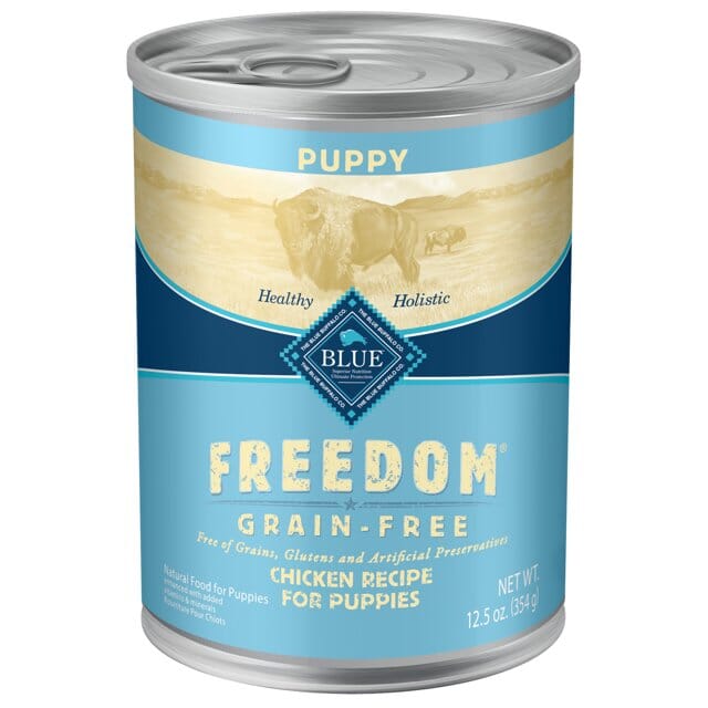 Blue Buffalo Freedom Grain-Free Chicken Puppy Recipe Canned Dog Food - 12.5 Oz - Case of 12 Default Title