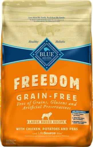 Blue Buffalo Freedom Grain Free Chicken Recipe Large Breed Adult Dry Dog Food  