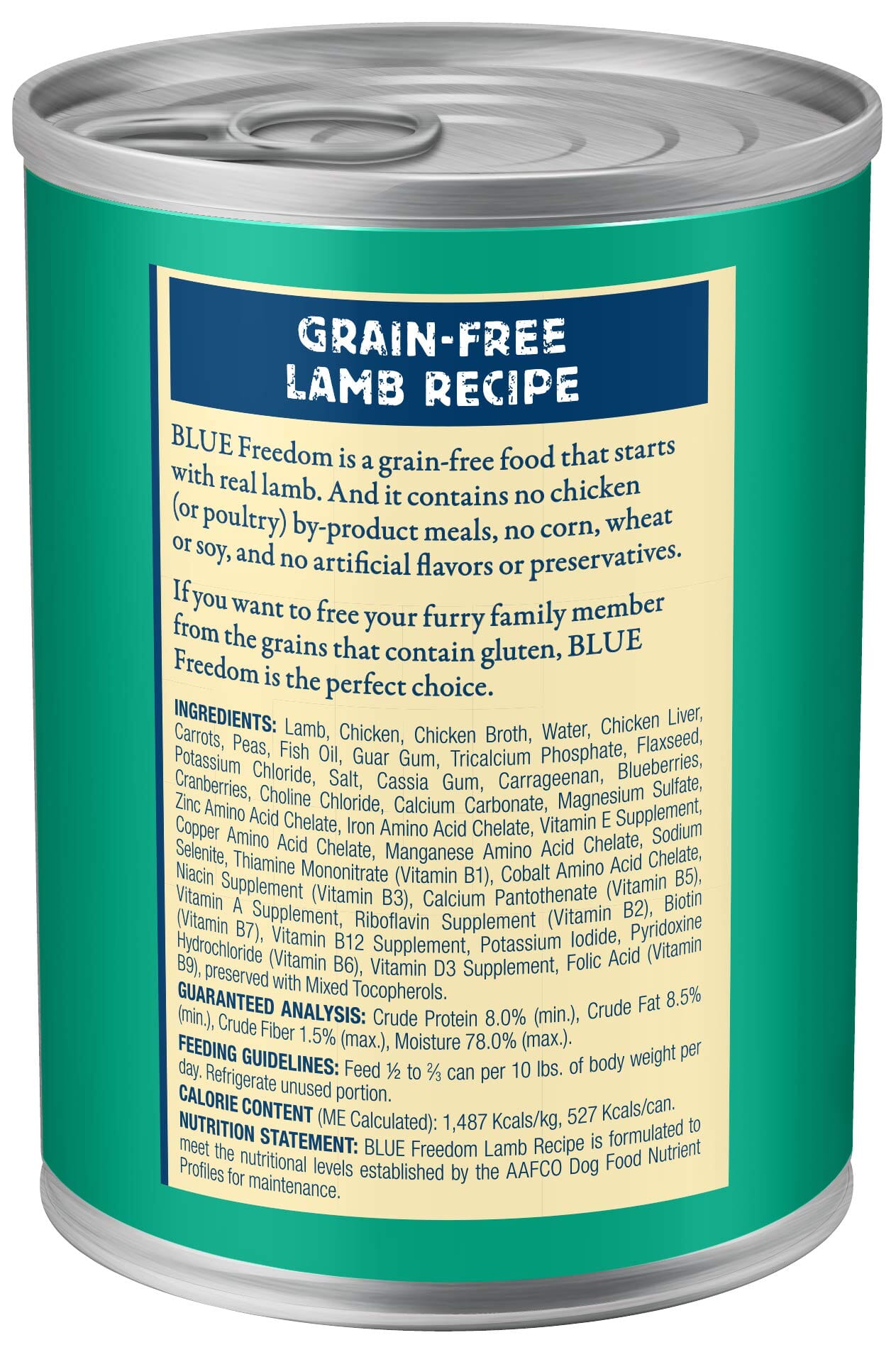 Blue Buffalo Freedom Grain-Free Lamb Adult Canned Dog Food - 12.5 Oz - Case of 12  