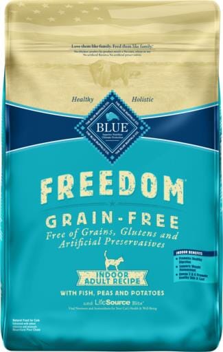 Blue Buffalo Freedom Indoor Fish Recipe Dry Cat Food - 11 Lbs  