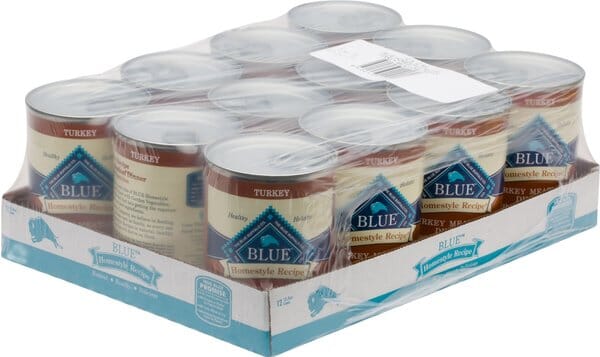 Blue Buffalo Homestyle Recipe Turkey Meatloaf Dinner Canned Dog Food - 12.5 Oz - Case of 12